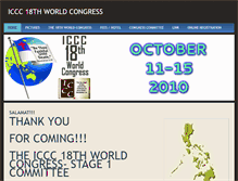 Tablet Screenshot of iccc18.weebly.com