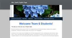 Desktop Screenshot of lmsteam6english.weebly.com