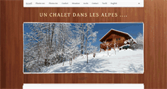 Desktop Screenshot of chaletdesalpes.weebly.com