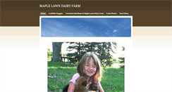 Desktop Screenshot of maplelawndairyfarm.weebly.com