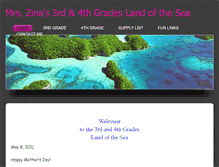 Tablet Screenshot of mrszinas3rdand4thgrade.weebly.com