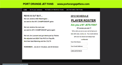 Desktop Screenshot of portorangejetfans.weebly.com