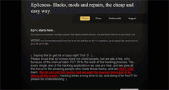 Desktop Screenshot of ep1cnesshacks.weebly.com