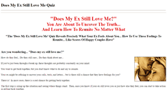 Desktop Screenshot of doesmyexstilllovemequiz.weebly.com