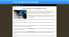 Desktop Screenshot of hometattooremoval.weebly.com