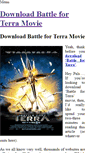 Mobile Screenshot of battle-for-terra-movie.weebly.com