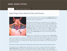 Tablet Screenshot of angelwingstattoo.weebly.com