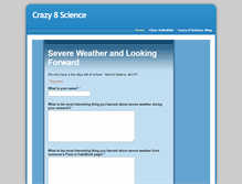 Tablet Screenshot of crazy8science.weebly.com