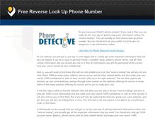 Tablet Screenshot of freereverselookupphonenumber.weebly.com