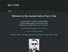 Tablet Screenshot of ianjcole.weebly.com