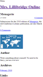 Mobile Screenshot of lillibridge.weebly.com