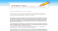 Desktop Screenshot of mysonsstory.weebly.com