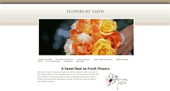 Desktop Screenshot of flowersbytaffie.weebly.com