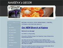 Tablet Screenshot of naveeya-decor.weebly.com