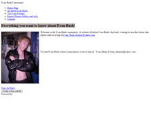 Tablet Screenshot of evanbushcommunity.weebly.com