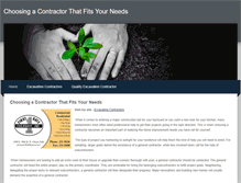 Tablet Screenshot of excavatingcontractors.weebly.com
