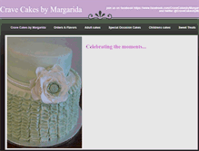Tablet Screenshot of cravecakesbymargarida.weebly.com
