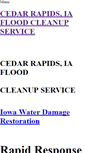 Mobile Screenshot of cedarrapidsiafloodcleanupservice.weebly.com