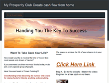 Tablet Screenshot of myprosperityclub.weebly.com