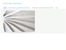 Tablet Screenshot of footwearreviewsuv.weebly.com