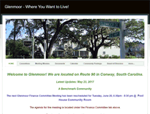 Tablet Screenshot of glenmoorhoa.weebly.com
