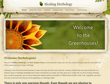 Tablet Screenshot of healingherbology.weebly.com