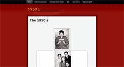 Desktop Screenshot of 1950s.weebly.com