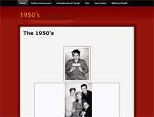 Tablet Screenshot of 1950s.weebly.com