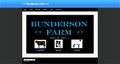 Desktop Screenshot of bundersonfarm.weebly.com