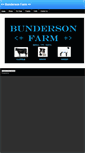 Mobile Screenshot of bundersonfarm.weebly.com