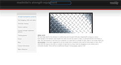 Desktop Screenshot of madstrengthtools.weebly.com
