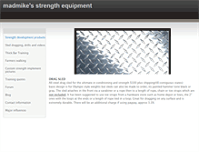 Tablet Screenshot of madstrengthtools.weebly.com