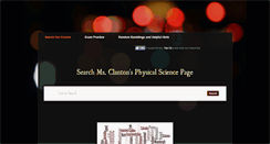 Desktop Screenshot of msclantonsphysicalsciencepage.weebly.com