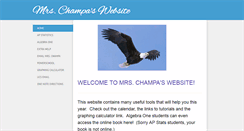 Desktop Screenshot of mrschampa.weebly.com