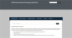 Desktop Screenshot of bcpshelpdesk.weebly.com