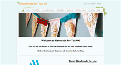 Desktop Screenshot of handmadeforyou.weebly.com