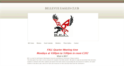 Desktop Screenshot of bellevueeaglesclub.weebly.com