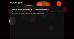 Desktop Screenshot of derrickscards.weebly.com