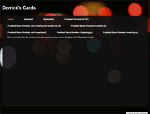 Tablet Screenshot of derrickscards.weebly.com