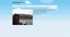 Desktop Screenshot of jasmineyoga.weebly.com