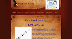 Desktop Screenshot of pack83.weebly.com