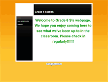Tablet Screenshot of grade6sd.weebly.com