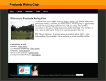 Tablet Screenshot of pinelandsrc.weebly.com