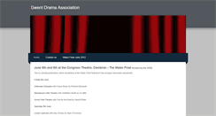 Desktop Screenshot of gwentdrama.weebly.com