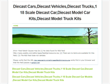 Tablet Screenshot of diecastcar.weebly.com