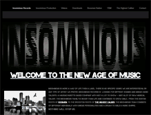 Tablet Screenshot of insomniousrecords.weebly.com