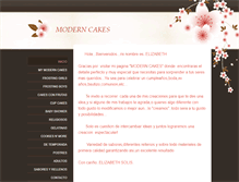 Tablet Screenshot of moderncakes.weebly.com