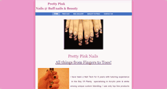 Desktop Screenshot of prettypinknails.weebly.com
