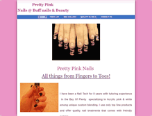 Tablet Screenshot of prettypinknails.weebly.com