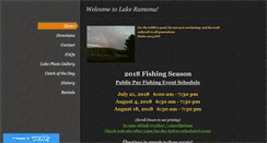 Desktop Screenshot of lakeramona.weebly.com